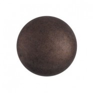 Cabuchon de vidrio par Puca® 18mm - Dark bronze mat 23980/84415